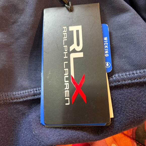 NWT RLX Ralph Lauren Thermal Tech French Navy Men's Golf 1/2 Zip Xl $168 - Picture 9 of 15